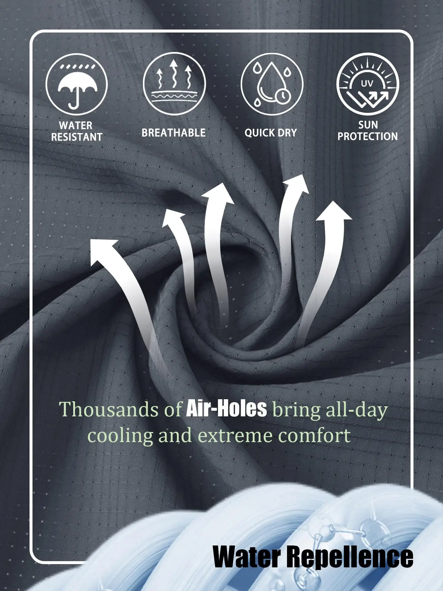 TACVASEN UPF 50+ Sun Protection Fishing Shirts Men's Quick Dry Long Sleeve Shirts Mesh Breathable Hiking Work Cargo Shirts TACVASEN UPF 50+ Sun Protection Fishing Shirts Men's Quick Dry Long Sleeve Shirts Mesh Breathable Hiking Work Cargo Shirts