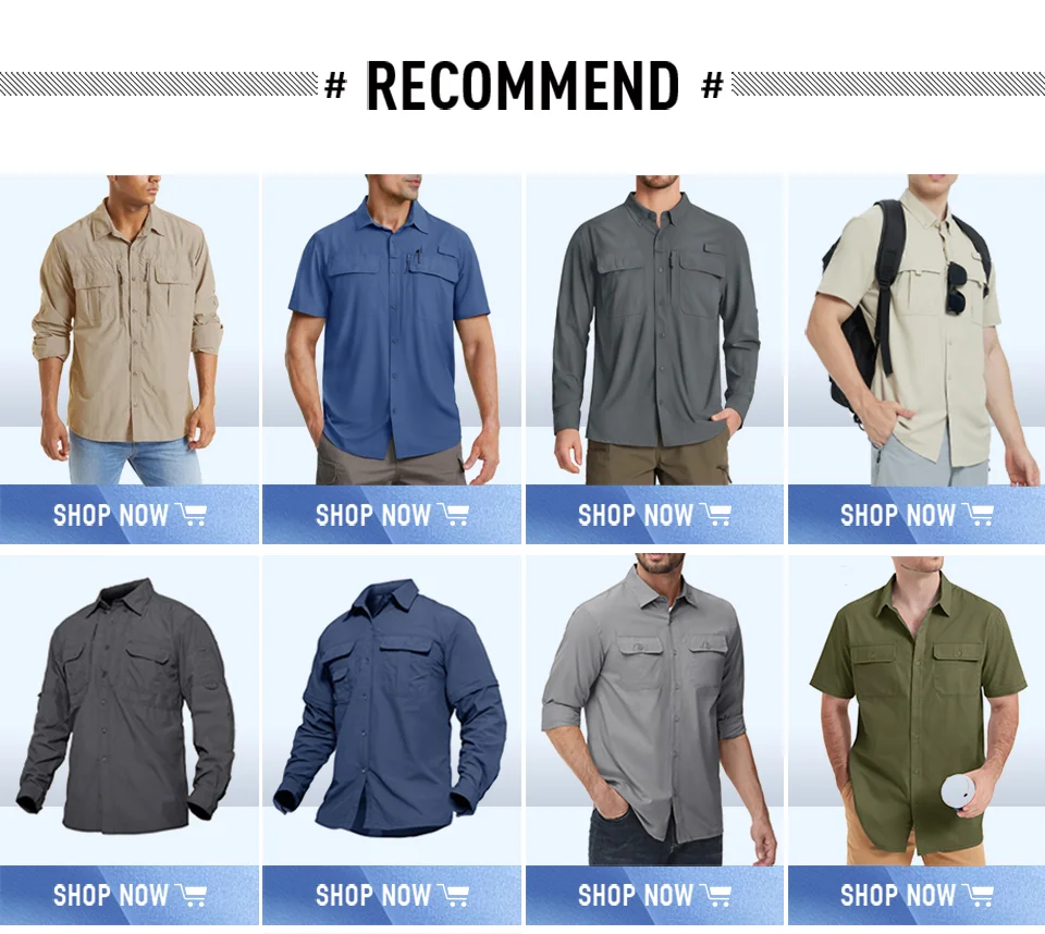 TACVASEN UPF 50+ Sun Protection Fishing Shirts Men's Quick Dry Long Sleeve Shirts Mesh Breathable Hiking Work Cargo Shirts TACVASEN UPF 50+ Sun Protection Fishing Shirts Men's Quick Dry Long Sleeve Shirts Mesh Breathable Hiking Work Cargo Shirts