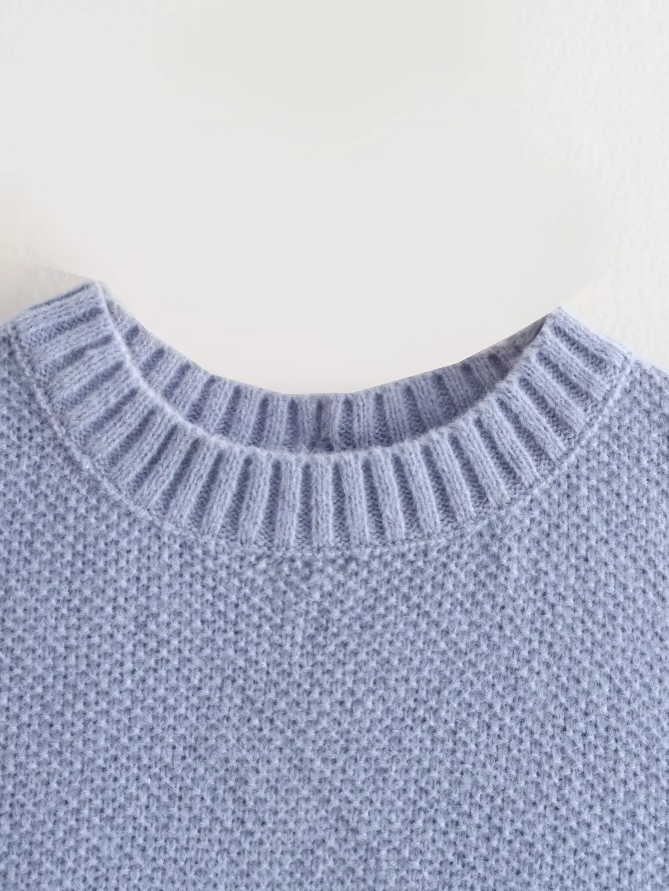 TRAFZA 2024 New Fashion Women's Tank Top Knitted O Neck Sleeveless Lace Up Woman Casual Short Pullover Top Sexy Backless Sweater