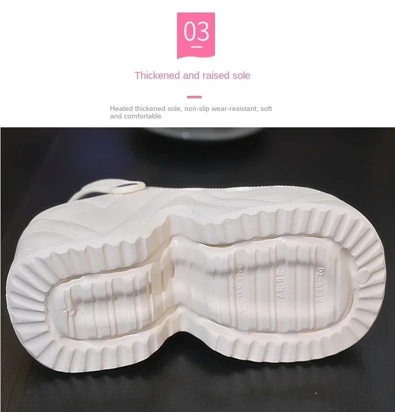 Women's Slippers 9CM High Platform Garden Fashion Clogs Shoes Women's Slippers Thick Bottom EVA Sandals Summer Girls Slippers