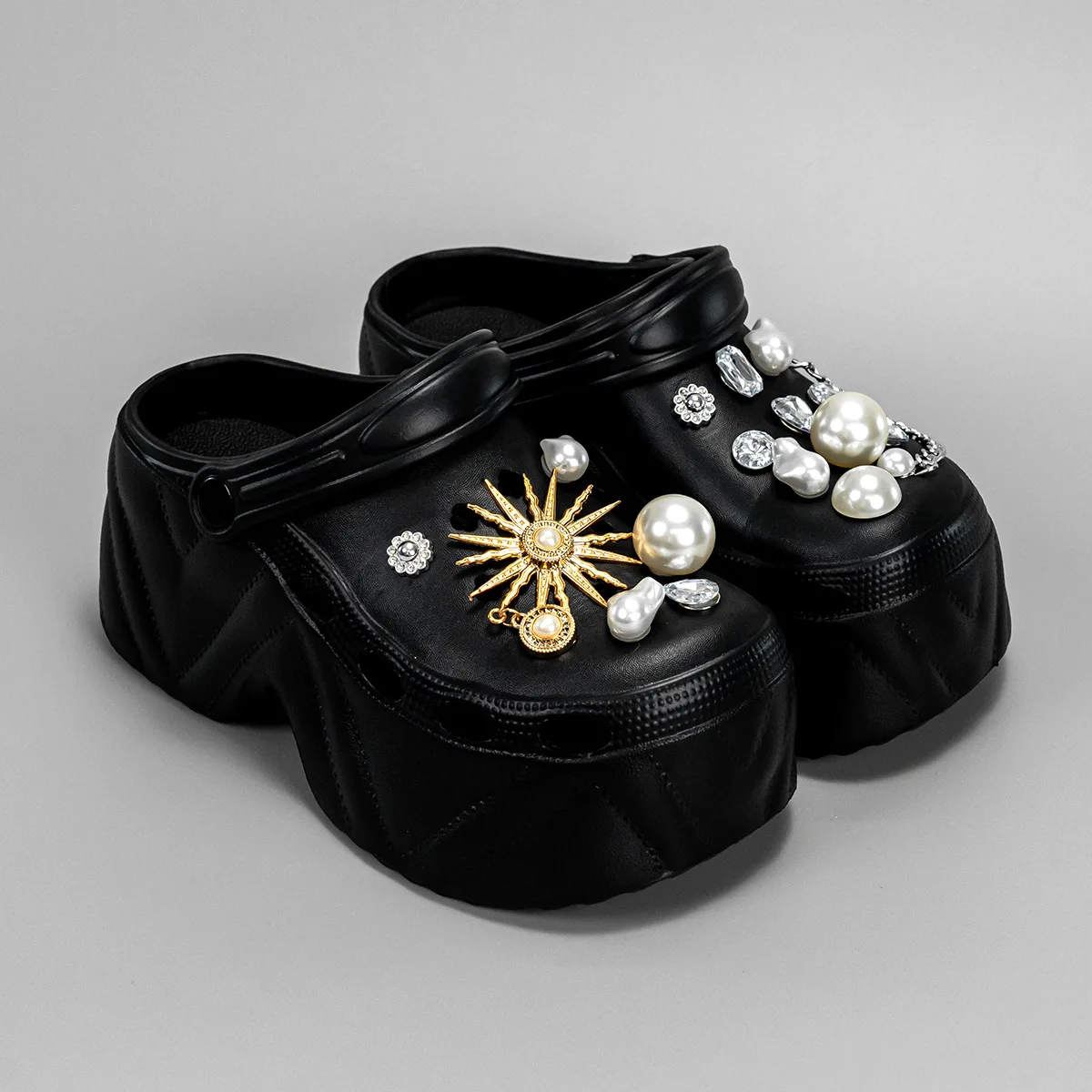 Women's Slippers 9CM High Platform Garden Fashion Clogs Shoes Women's Slippers Thick Bottom EVA Sandals Summer Girls Slippers