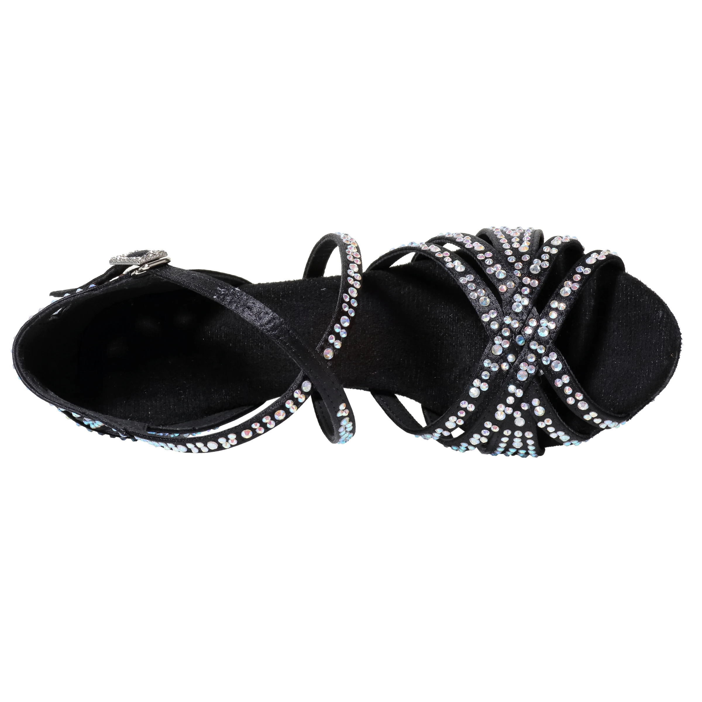 Dazzling Diamond Latin Dance Shoes with 7.5cm Heel for Women