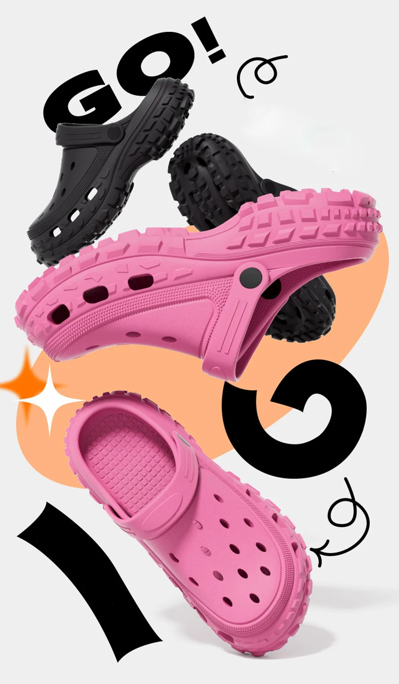 Summer Non-Slip Beach Sandals for Women Comfortable Soft Sole Platform Sandals Woman Closed Toe Thick Bottom Sandalias Mujer