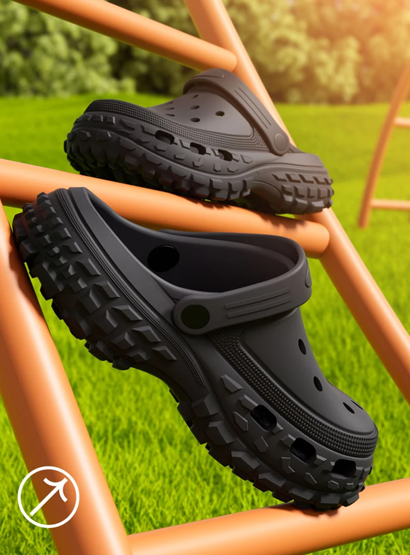 Summer Non-Slip Beach Sandals for Women Comfortable Soft Sole Platform Sandals Woman Closed Toe Thick Bottom Sandalias Mujer