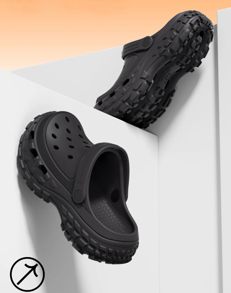 Summer Non-Slip Beach Sandals for Women Comfortable Soft Sole Platform Sandals Woman Closed Toe Thick Bottom Sandalias Mujer