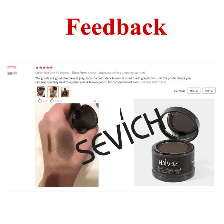 Sevich Hairline Powder 4g Hairline Shadow Powder Makeup Hair Concealer Natural Cover Unisex Hair Loss Product Sevich Hairline Powder 4g Hairline Shadow Powder Makeup Hair Concealer Natural Cover Unisex Hair Loss Product