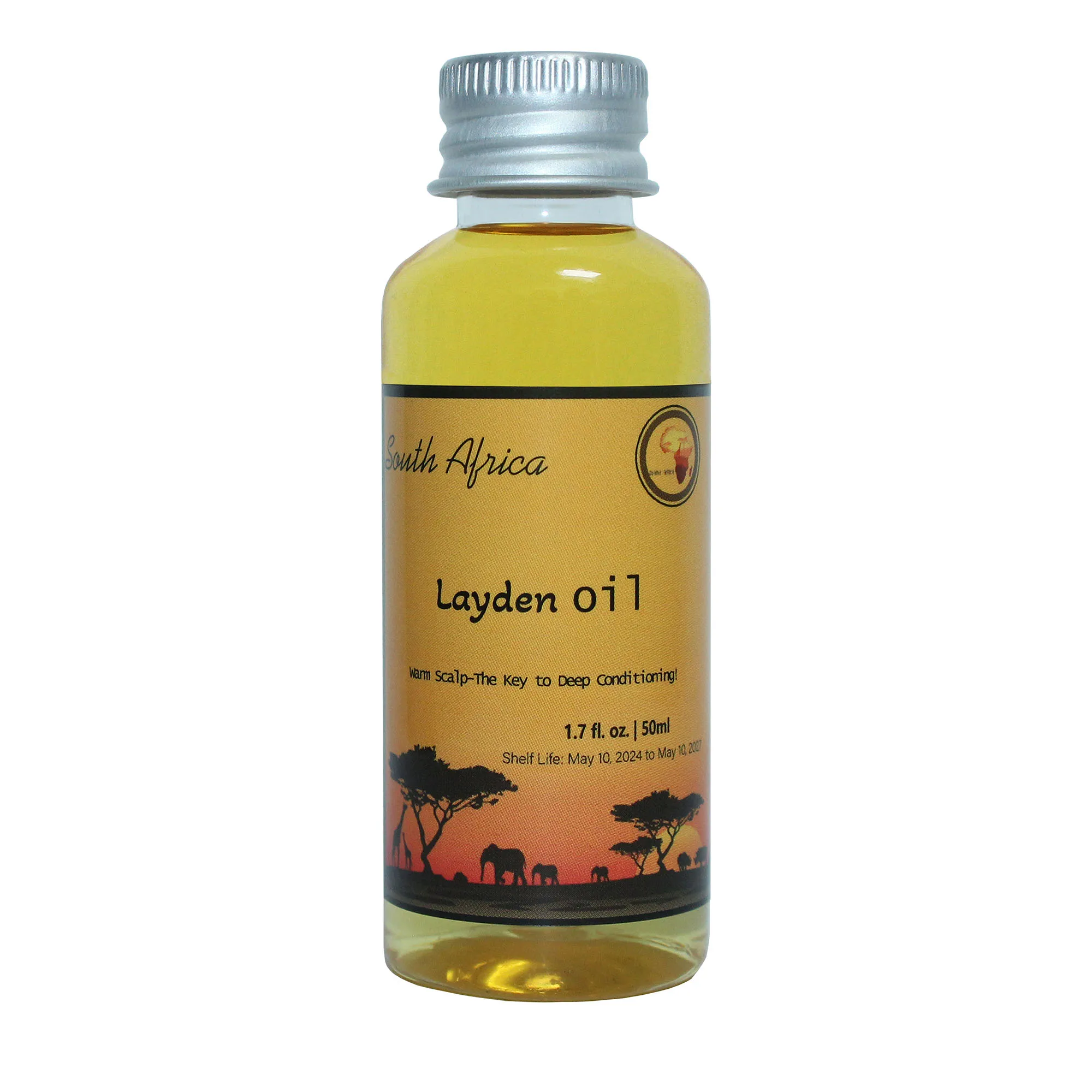 Artisanal African Traditional Layden Nourish Oil 50 ml Locks in Moisture Scalp & Hair Roots Strengthening