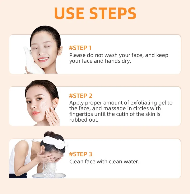 Orange Exfoliating Gel Dead Spot Remover Brighten Peeling 50g Gentle Repair Scrub Whiten Hydrating Moisturizer Korean Skin Care Orange Exfoliating Gel Dead Spot Remover Brighten Peeling 50g Gentle Repair Scrub Whiten Hydrating Moisturizer Korean Skin Care
