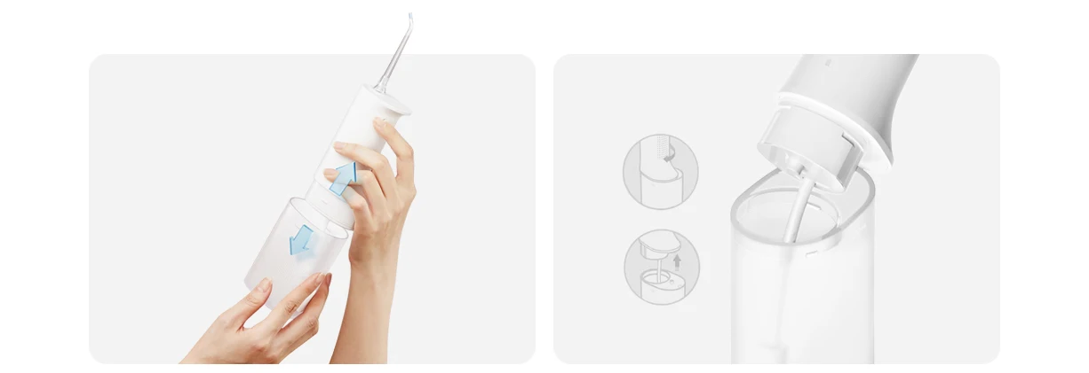 XIAOMI MIJIA Portable Oral Irrigator,Four Modes,1400 Time/m Water Spray,200ML Water Tank,Irrigator Dental Water Flosser Pick Jet XIAOMI MIJIA Portable Oral Irrigator,Four Modes,1400 Time/m Water Spray,200ML Water Tank,Irrigator Dental Water Flosser Pick Jet