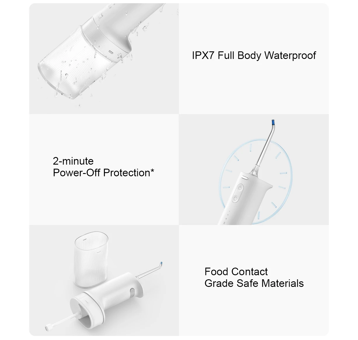 XIAOMI MIJIA Portable Oral Irrigator,Four Modes,1400 Time/m Water Spray,200ML Water Tank,Irrigator Dental Water Flosser Pick Jet XIAOMI MIJIA Portable Oral Irrigator,Four Modes,1400 Time/m Water Spray,200ML Water Tank,Irrigator Dental Water Flosser Pick Jet