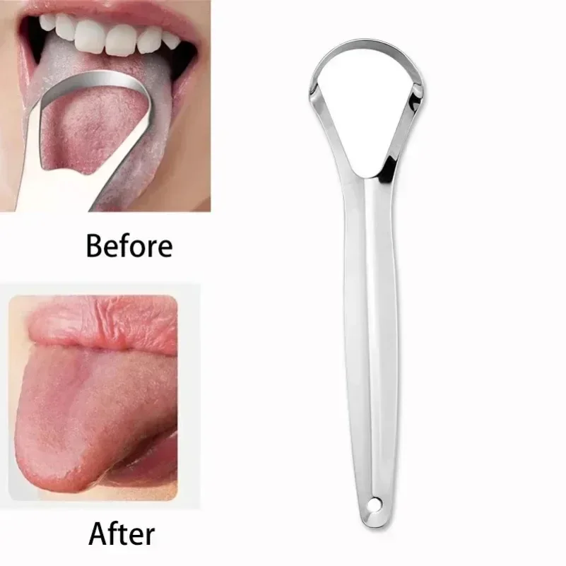 Clean Tongue Scraper Tongue Remover Halitosis Tongue Coating Oral Care Tongue Scraping Brush Stainless Steel Oral Cleaner Tools Clean Tongue Scraper Tongue Remover Halitosis Tongue Coating Oral Care Tongue Scraping Brush Stainless Steel Oral Cleaner Tools