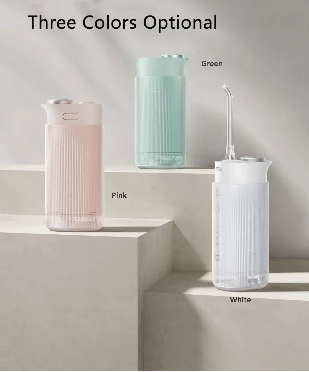 MIJIA Electric Oral Irrigator F400 Portable Water Pick Flosser Teeth Whitening Remove Dental Plaque 200ML pull-out Water Tank MIJIA Electric Oral Irrigator F400 Portable Water Pick Flosser Teeth Whitening Remove Dental Plaque 200ML pull-out Water Tank