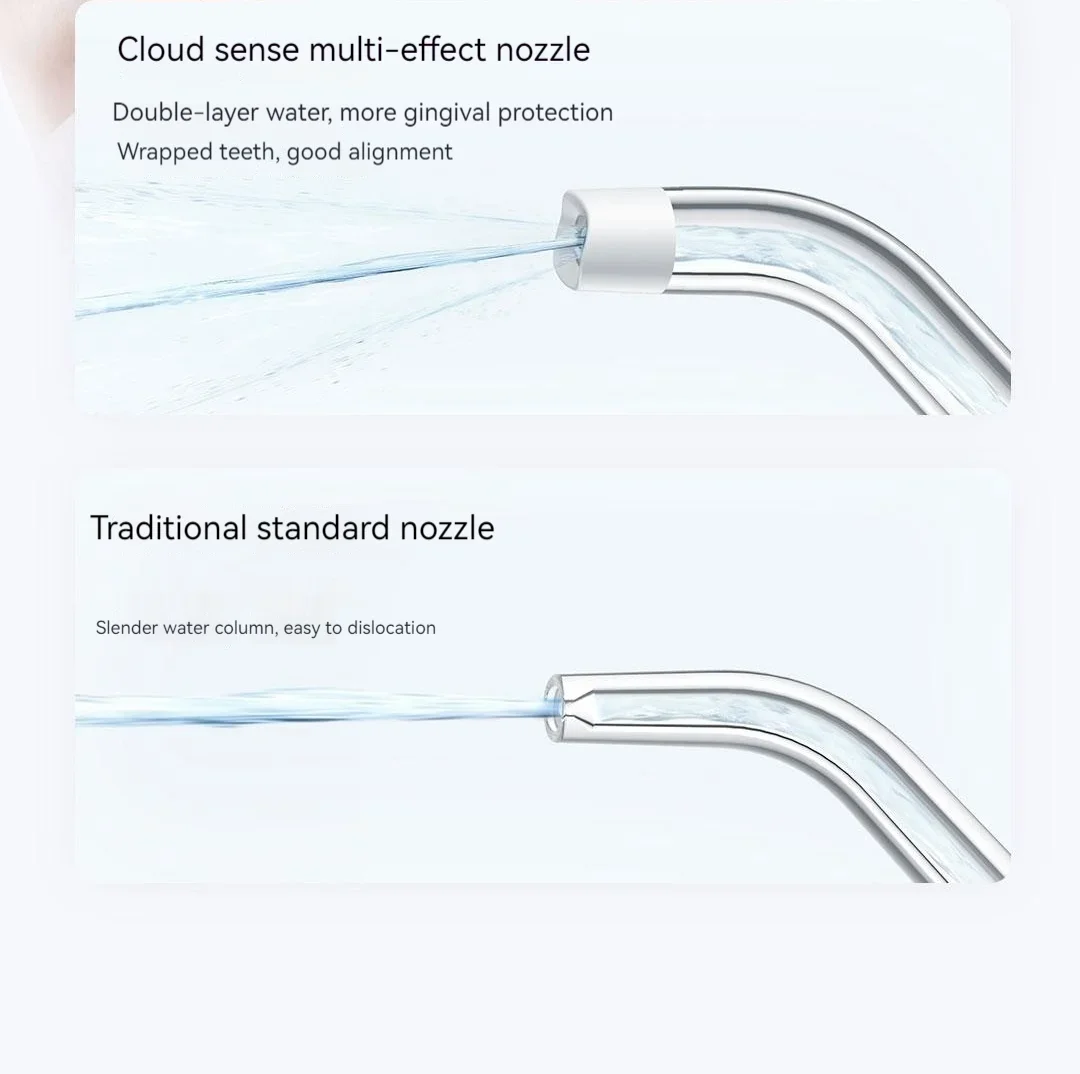 MIJIA Electric Oral Irrigator F400 Portable Water Pick Flosser Teeth Whitening Remove Dental Plaque 200ML pull-out Water Tank MIJIA Electric Oral Irrigator F400 Portable Water Pick Flosser Teeth Whitening Remove Dental Plaque 200ML pull-out Water Tank