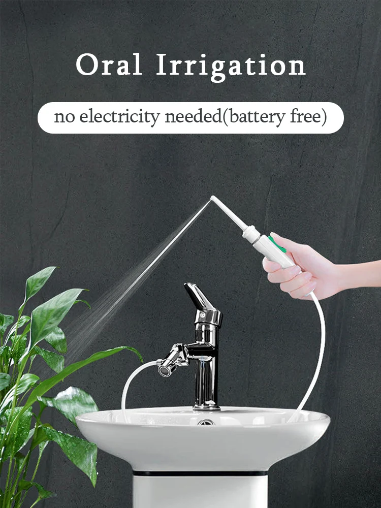 Dental Water Flosser Faucet Oral Irrigator Floss Dental Irrigator Portable Dental Water Jet Teeth Cleaning Mouth Washing Machine Dental Water Flosser Faucet Oral Irrigator Floss Dental Irrigator Portable Dental Water Jet Teeth Cleaning Mouth Washing Machine