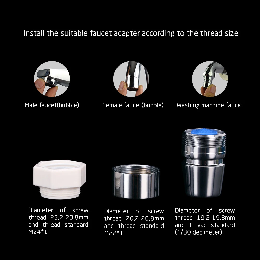 Dental Water Flosser Faucet Oral Irrigator Floss Dental Irrigator Portable Dental Water Jet Teeth Cleaning Mouth Washing Machine