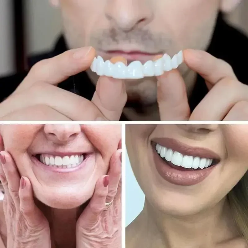 2024 Adult Adjustable Dentures Teeth Set Adjustable Snap-on Fake Teeth Portable Braces Decorate Gaps For Teeth Oral Hygiene Care 2024 Adult Adjustable Dentures Teeth Set Adjustable Snap-on Fake Teeth Portable Braces Decorate Gaps For Teeth Oral Hygiene Care