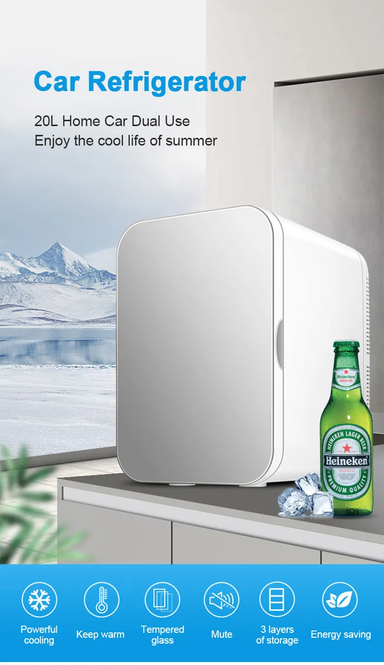 Mini Fridge Refrigerator Beauty Cooler Warmer Refrigerators Constant Temperature Skincare Preservation for Home CAR 20L/220V EU Mini Fridge Refrigerator Beauty Cooler Warmer Refrigerators Constant Temperature Skincare Preservation for Home CAR 20L/220V EU
