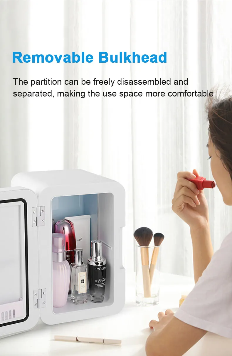 Mini Fridge Refrigerator Beauty Cooler Warmer Refrigerators Constant Temperature Skincare Preservation for Home CAR 20L/220V EU Mini Fridge Refrigerator Beauty Cooler Warmer Refrigerators Constant Temperature Skincare Preservation for Home CAR 20L/220V EU