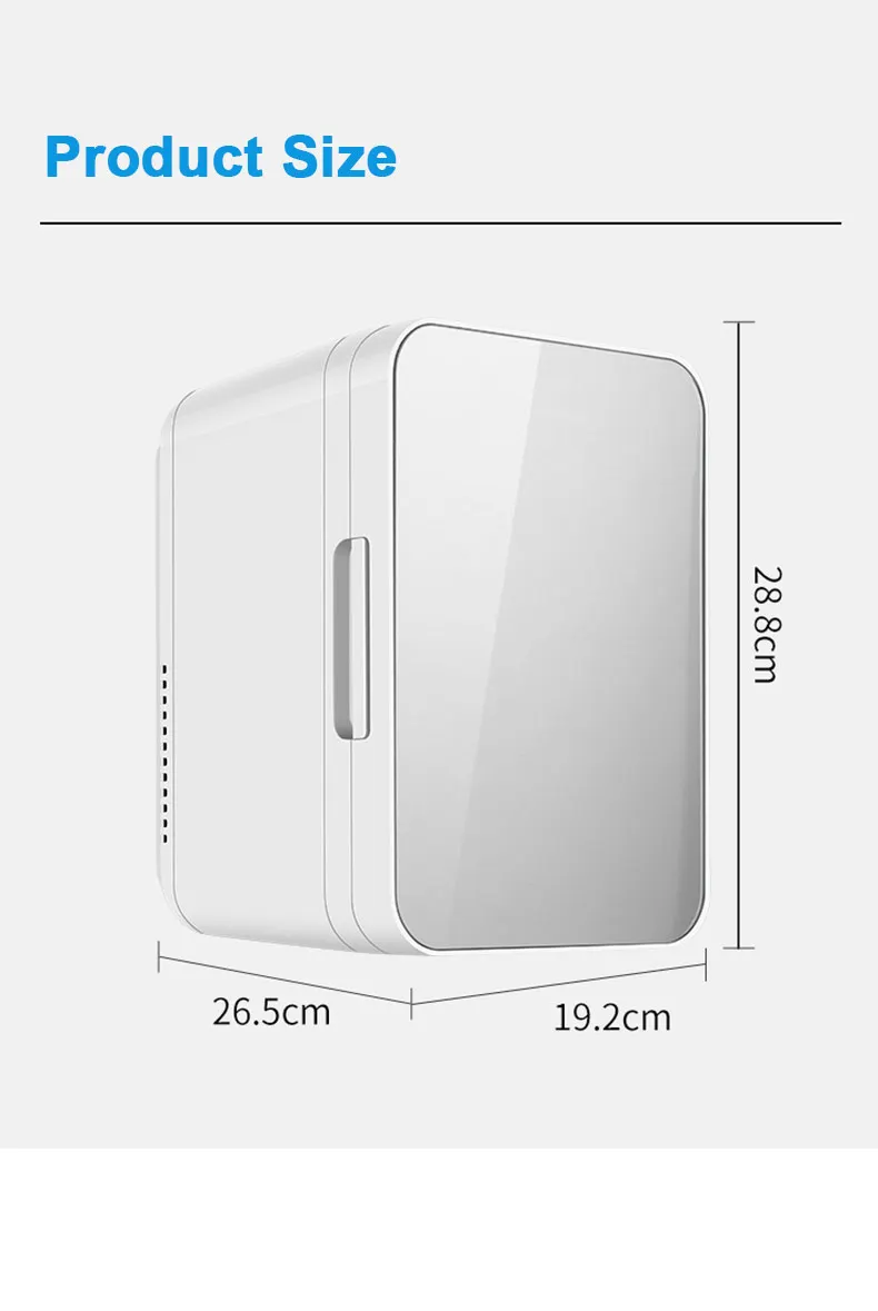 Mini Fridge Refrigerator Beauty Cooler Warmer Refrigerators Constant Temperature Skincare Preservation for Home CAR 20L/220V EU Mini Fridge Refrigerator Beauty Cooler Warmer Refrigerators Constant Temperature Skincare Preservation for Home CAR 20L/220V EU