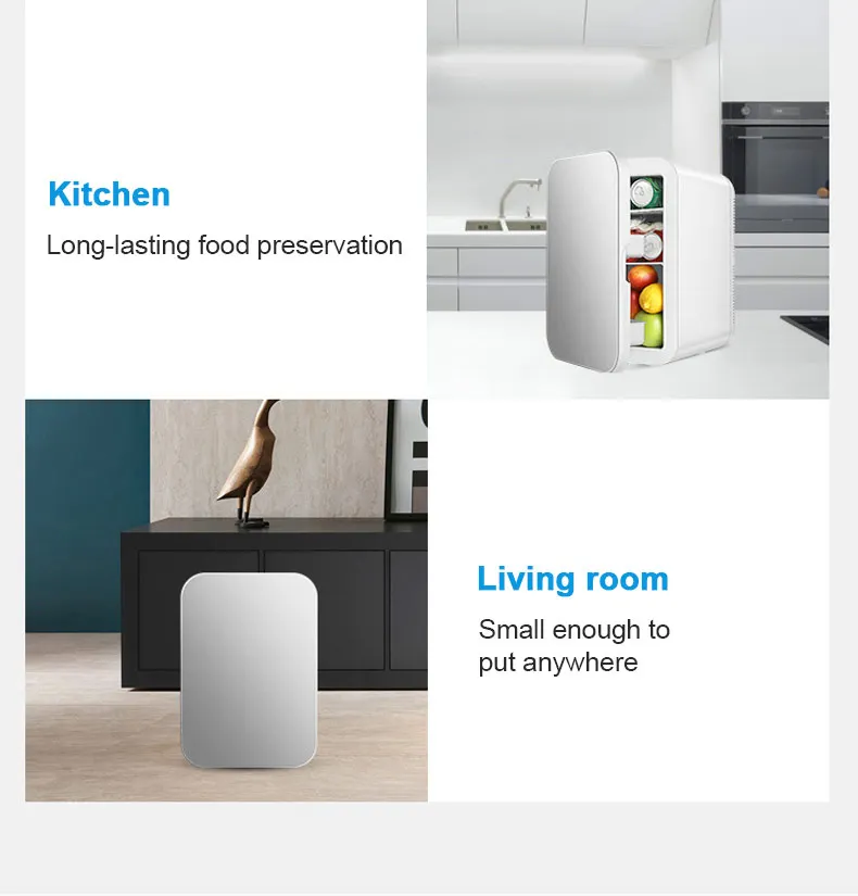 Mini Fridge Refrigerator Beauty Cooler Warmer Refrigerators Constant Temperature Skincare Preservation for Home CAR 20L/220V EU Mini Fridge Refrigerator Beauty Cooler Warmer Refrigerators Constant Temperature Skincare Preservation for Home CAR 20L/220V EU