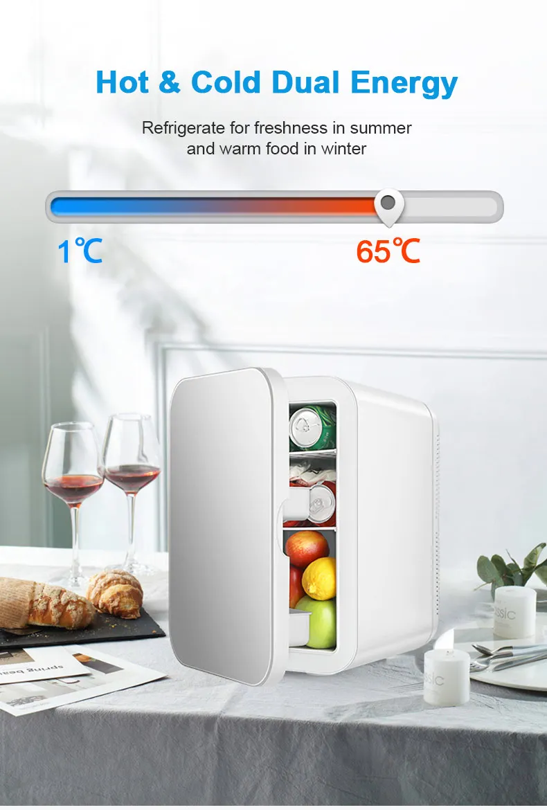 Mini Fridge Refrigerator Beauty Cooler Warmer Refrigerators Constant Temperature Skincare Preservation for Home CAR 20L/220V EU Mini Fridge Refrigerator Beauty Cooler Warmer Refrigerators Constant Temperature Skincare Preservation for Home CAR 20L/220V EU
