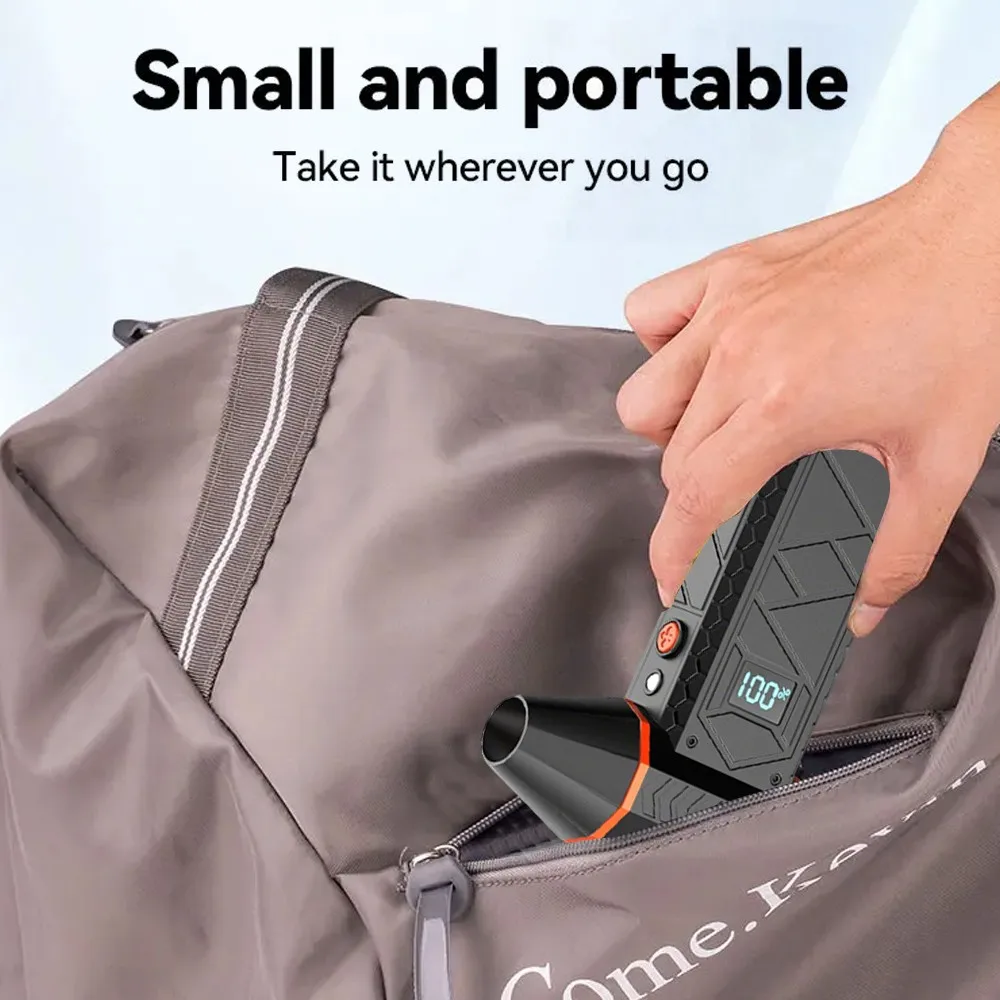 180000PRM Portable Electric Air Blower Turbo Jet Fan Brushless Motor HighSpeed Mini Turbo Jet Fan Adjustable Wind Violent Blower 180000PRM Portable Electric Air Blower Turbo Jet Fan Brushless Motor HighSpeed Mini Turbo Jet Fan Adjustable Wind Violent Blower