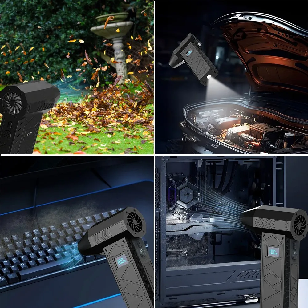 180000PRM Portable Electric Air Blower Turbo Jet Fan Brushless Motor HighSpeed Mini Turbo Jet Fan Adjustable Wind Violent Blower 180000PRM Portable Electric Air Blower Turbo Jet Fan Brushless Motor HighSpeed Mini Turbo Jet Fan Adjustable Wind Violent Blower