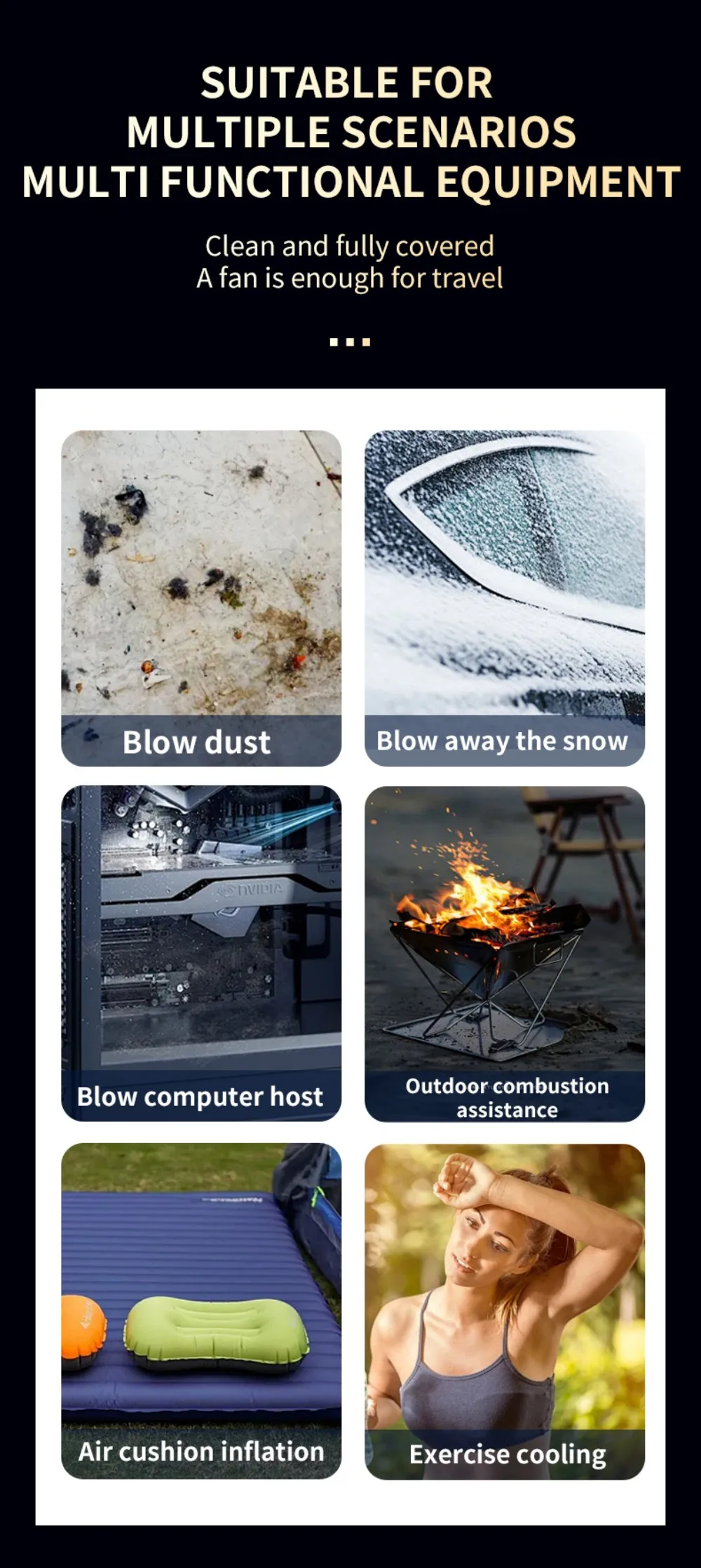 180000PRM Portable Electric Air Blower Turbo Jet Fan Brushless Motor HighSpeed Mini Turbo Jet Fan Adjustable Wind Violent Blower 180000PRM Portable Electric Air Blower Turbo Jet Fan Brushless Motor HighSpeed Mini Turbo Jet Fan Adjustable Wind Violent Blower