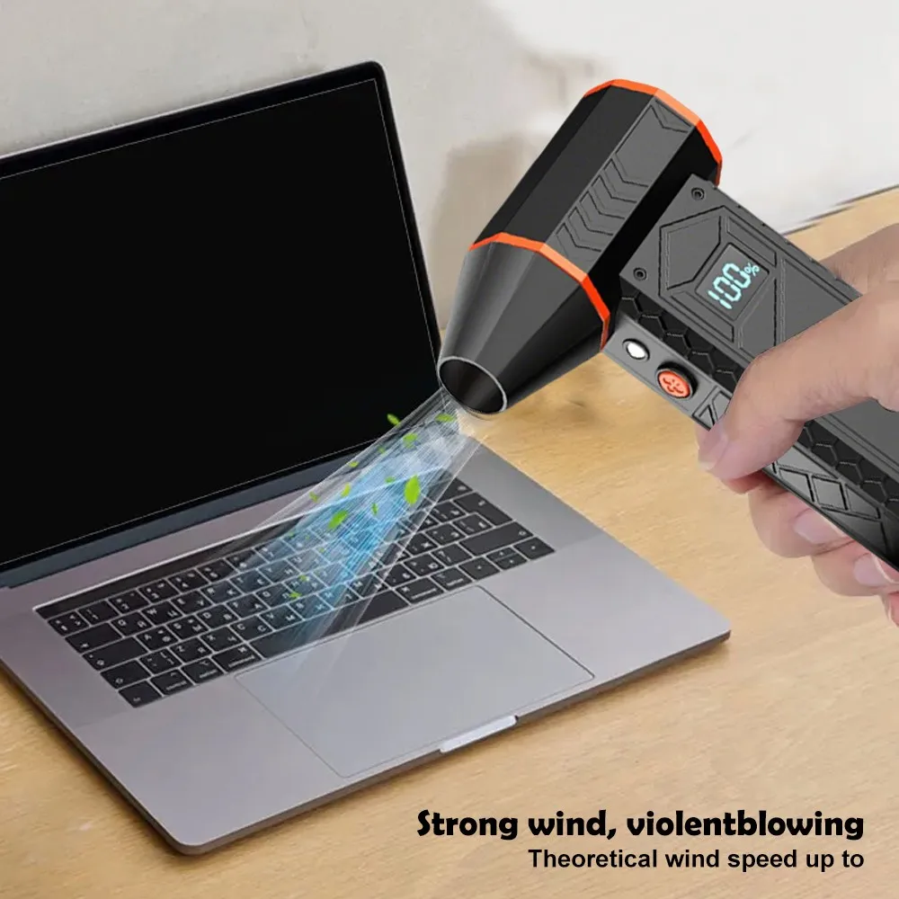 180000PRM Portable Electric Air Blower Turbo Jet Fan Brushless Motor HighSpeed Mini Turbo Jet Fan Adjustable Wind Violent Blower 180000PRM Portable Electric Air Blower Turbo Jet Fan Brushless Motor HighSpeed Mini Turbo Jet Fan Adjustable Wind Violent Blower