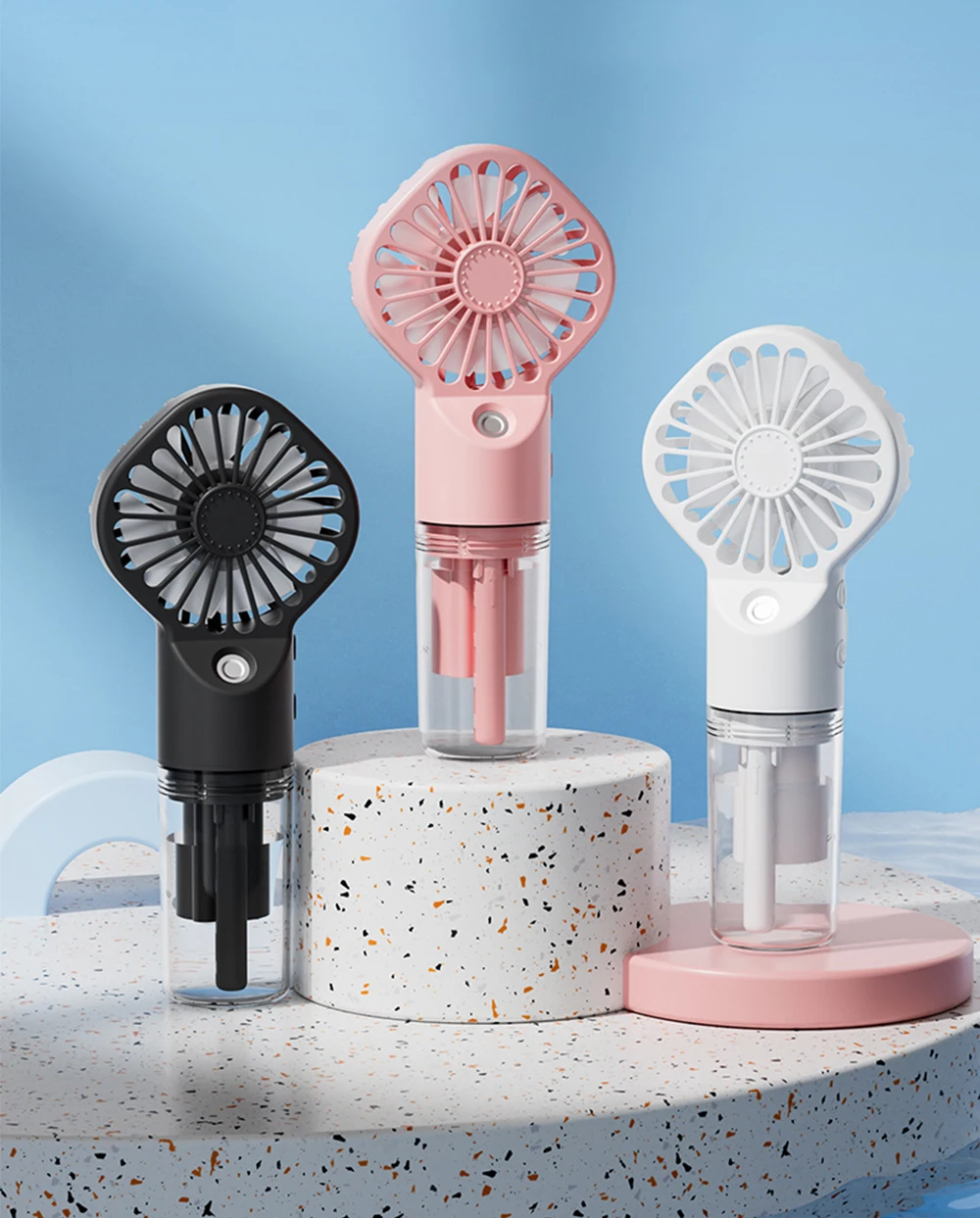 Portable Humidifier Fan Mini Handheld Mist Fan Portable USB Rechargeable Handheld Fan with Humidifier Mini Water Spray Hand Fan Portable Humidifier Fan Mini Handheld Mist Fan Portable USB Rechargeable Handheld Fan with Humidifier Mini Water Spray Hand Fan