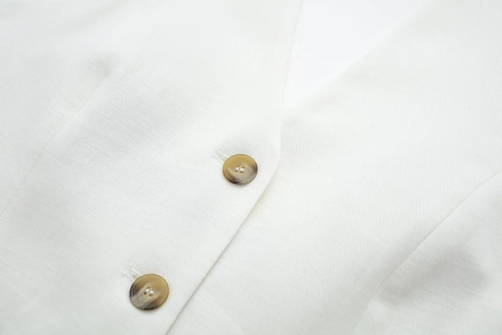 TRAFZA Women 2 Piece Set Halter Neck Single-Breasted Pocket Sleeveless Halter Vest Tops+High Waist Zipper Pockets Wide Leg Pant