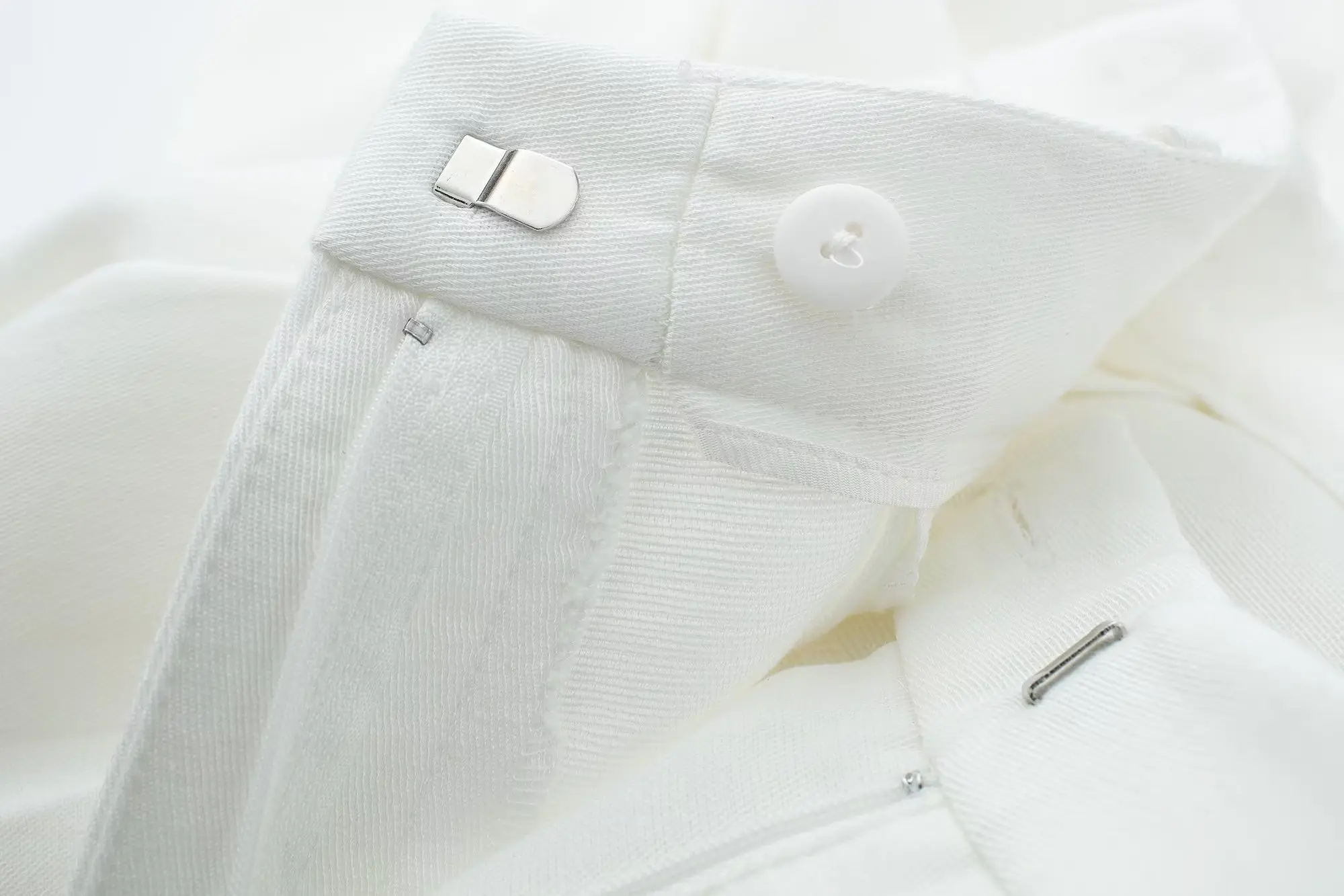 TRAFZA Women 2 Piece Set Halter Neck Single-Breasted Pocket Sleeveless Halter Vest Tops+High Waist Zipper Pockets Wide Leg Pant