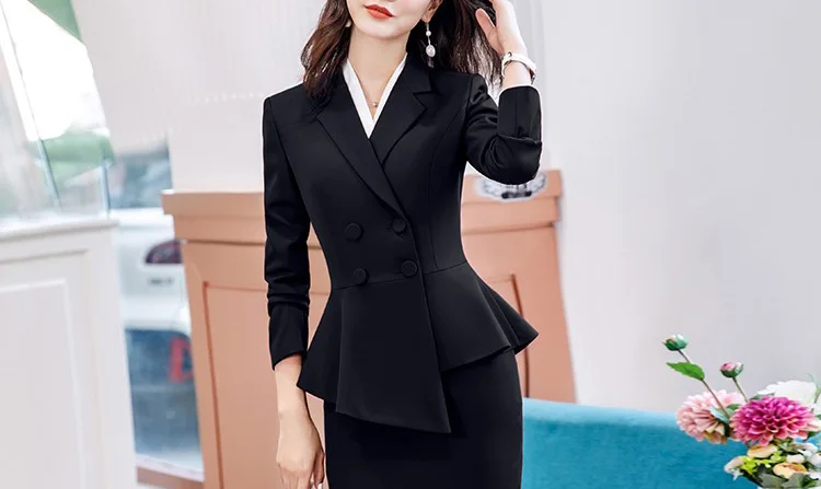 Yitimuceng Elegant Blazer Women Fashion Office Long Sleeve Suits Solid Single Breasted Button 2025 New All Seasons Pant Suits Yitimuceng Elegant Blazer Women Fashion Office Long Sleeve Suits Solid Single Breasted Button 2025 New All Seasons Pant Suits