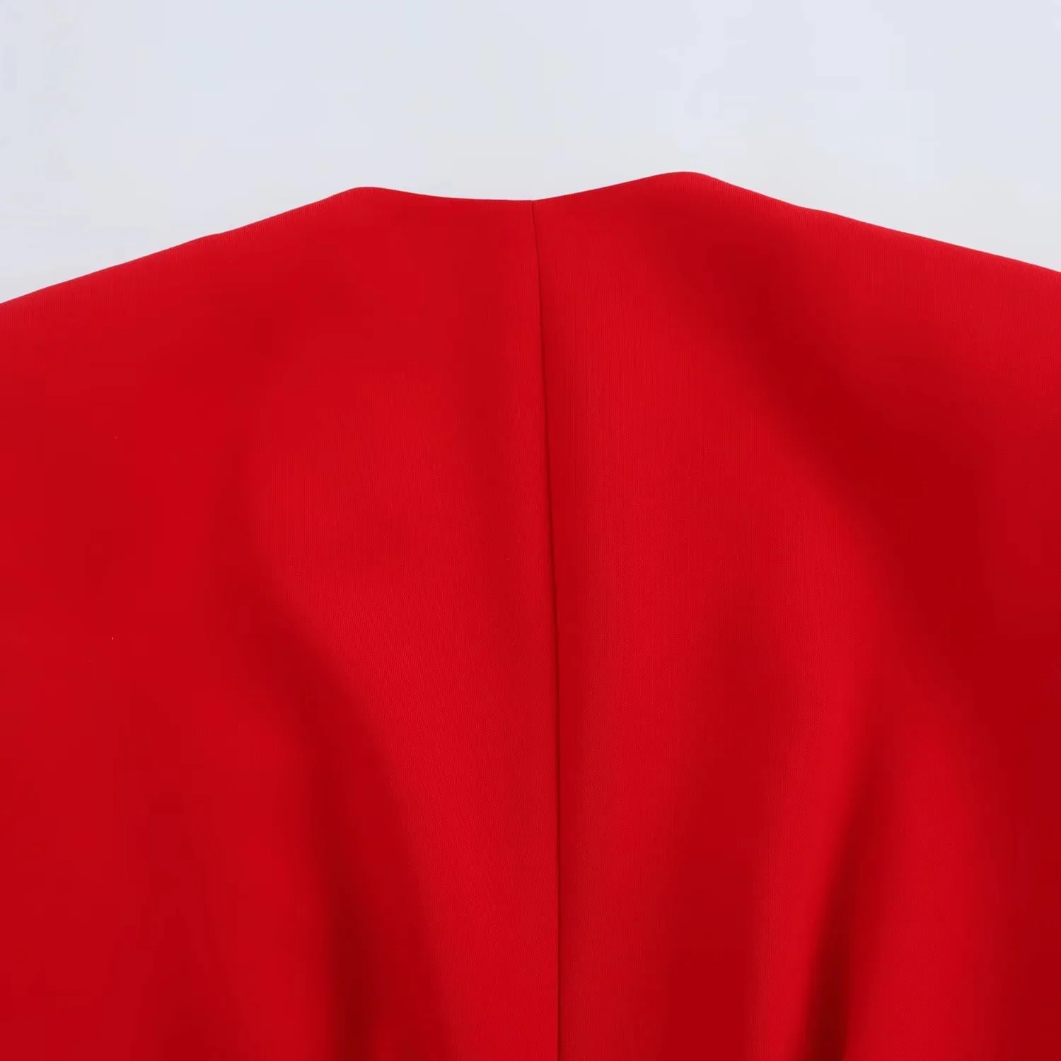 TRAFZA Office Lady Chic Red Vest Blazer Suits V Neck Sashes Sleeveless Blazer High Waist Wide Leg Pants Fashion 2025 Summer Sets