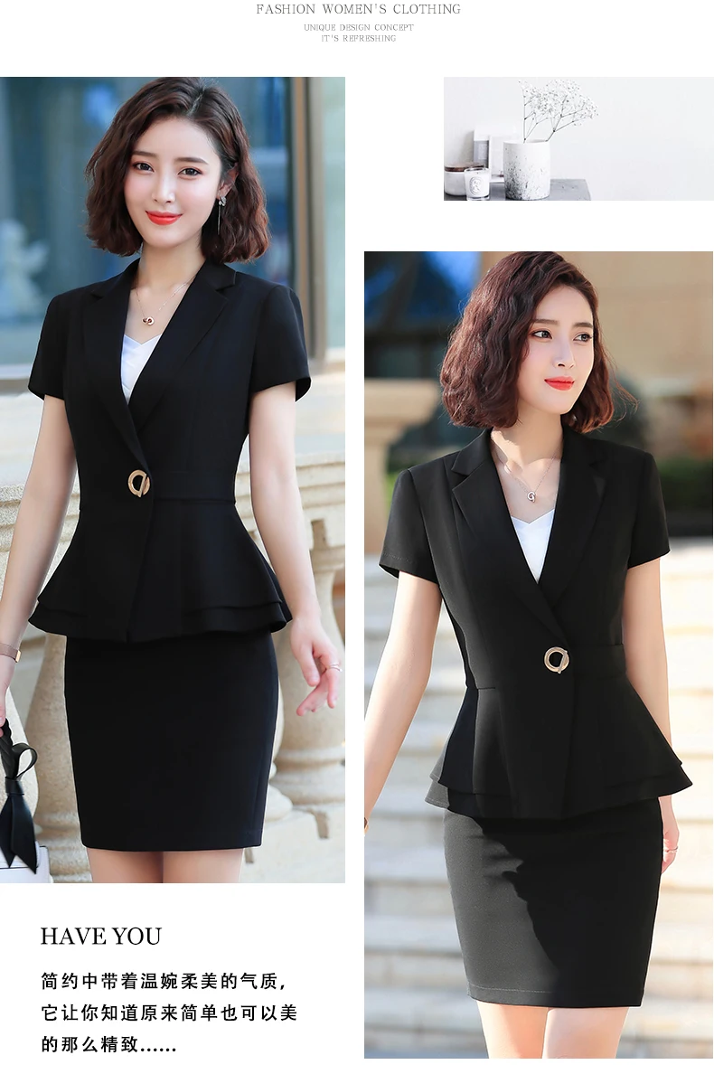 Naviu Women Pants Suit New Summer Fashion Short Sleeve Slim Blazer and Trousers Business Temperament Office Lady Work Wear Naviu Women Pants Suit New Summer Fashion Short Sleeve Slim Blazer and Trousers Business Temperament Office Lady Work Wear