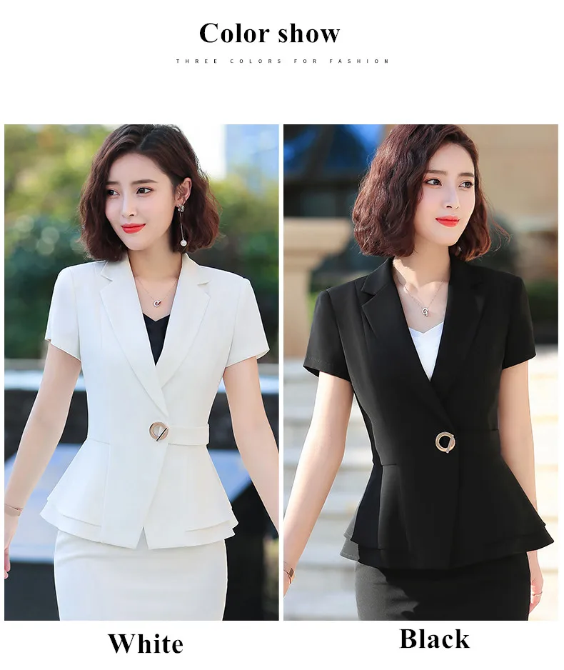 Naviu Women Pants Suit New Summer Fashion Short Sleeve Slim Blazer and Trousers Business Temperament Office Lady Work Wear Naviu Women Pants Suit New Summer Fashion Short Sleeve Slim Blazer and Trousers Business Temperament Office Lady Work Wear