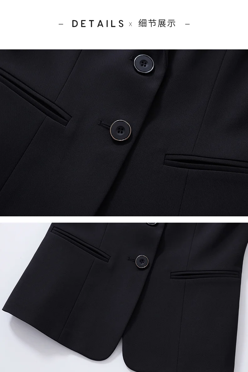 Naviu New Fashion Women Formal Suits Business Temperament Short Sleeve Slim Blazer and Trousers Office Ladies Work Wear Naviu New Fashion Women Formal Suits Business Temperament Short Sleeve Slim Blazer and Trousers Office Ladies Work Wear