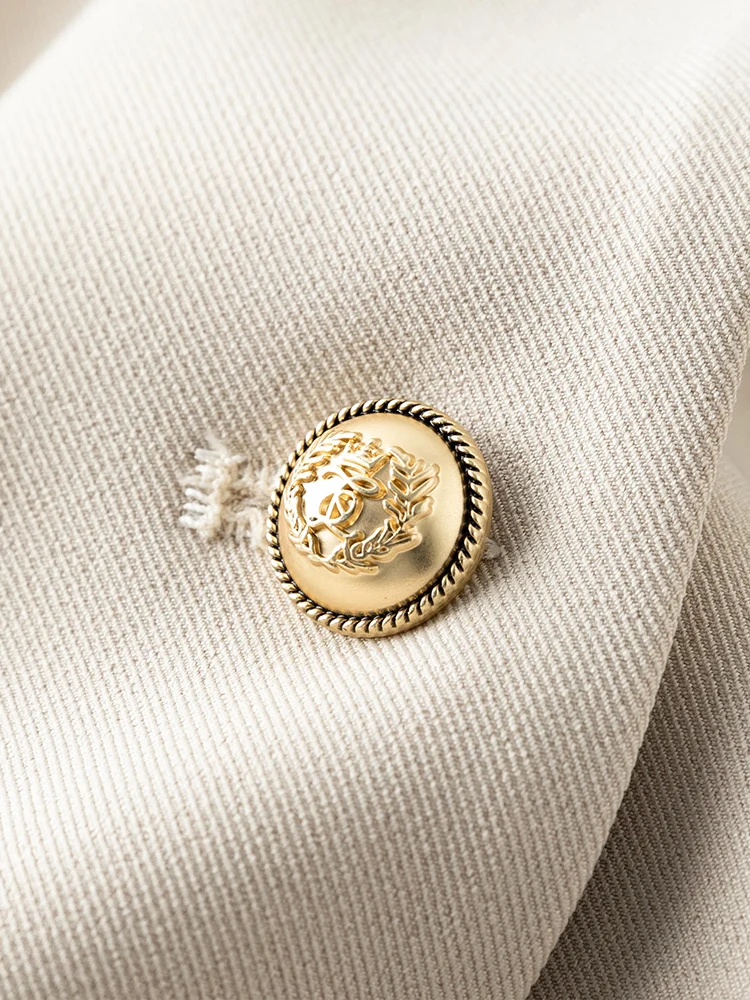 FSLE Women Blazer Temperament Suit Jacket for Office Lady Sets Formal Female Blazer Vest Skirt 24FS11075