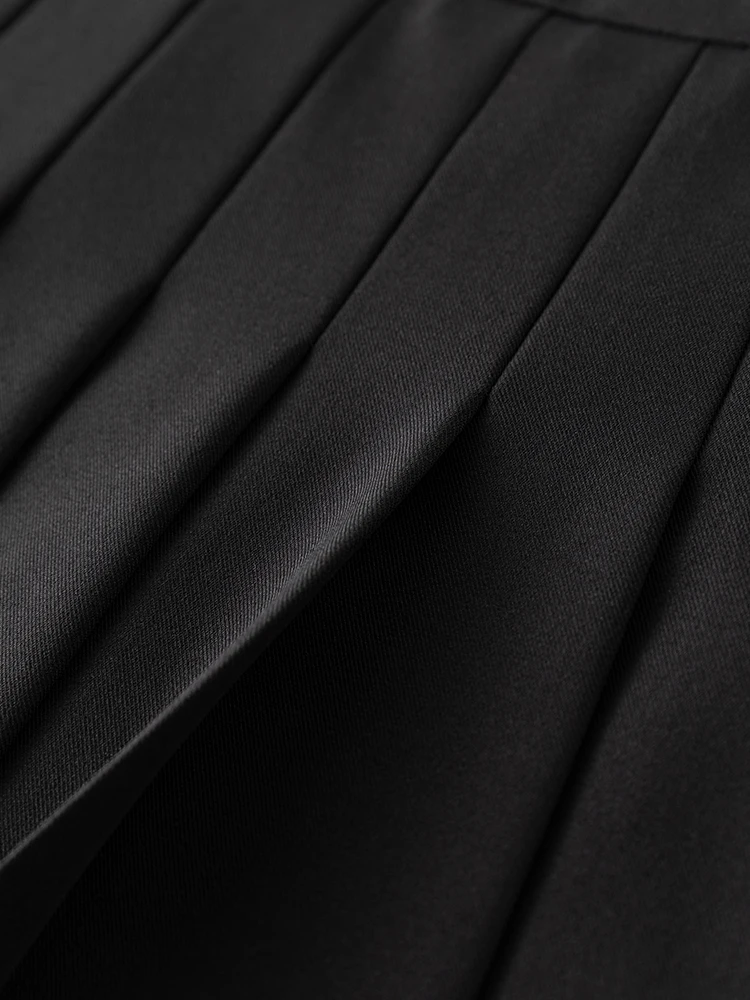 FSLE Women Blazer Temperament Suit Jacket for Office Lady Sets Formal Female Blazer Vest Skirt 24FS11075