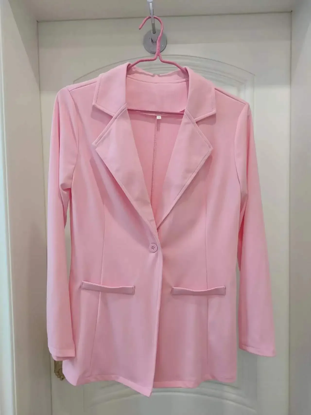 Set Woman 2 Pieces Spring Summer New Korean Fashion Casual Long Sleeve Blazer Coats Suits Elegant Printing Belt Shorts Sets