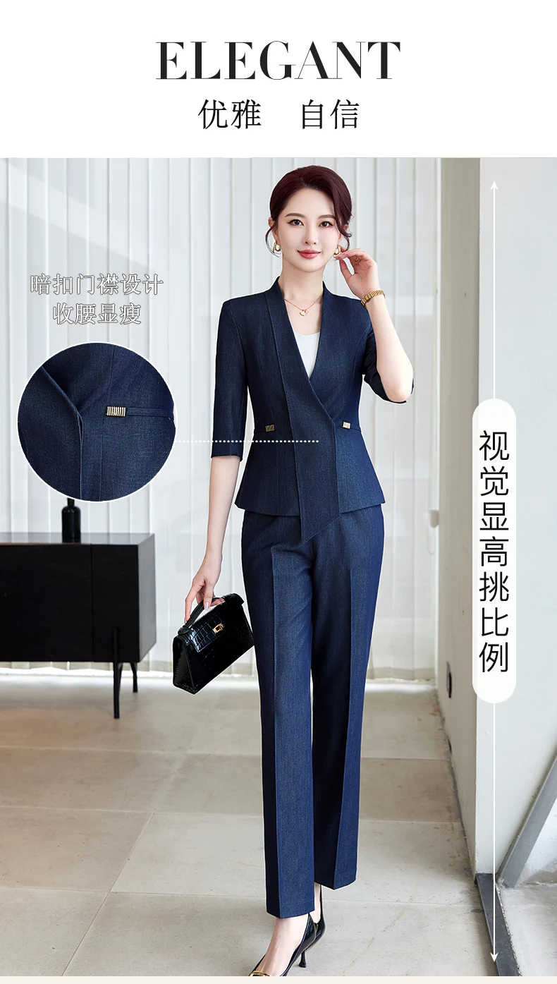 NAVIU New Spring Summer Female Elegant Women Skirt Suits Apricot Navy Blue Blazer And Skirt Business Office Lady 2 Pieces Set NAVIU New Spring Summer Female Elegant Women Skirt Suits Apricot Navy Blue Blazer And Skirt Business Office Lady 2 Pieces Set