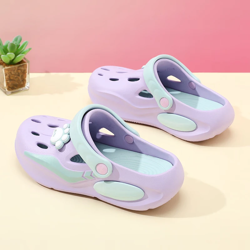 Women's Comfortable EVA Garden Clogs, Closed Toe Sandals For Indoor/Outdoor Home And Beach Use, Soft Sole Ventilated Shoes