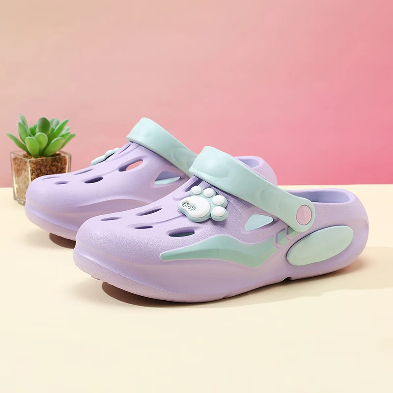 Women's Comfortable EVA Garden Clogs, Closed Toe Sandals For Indoor/Outdoor Home And Beach Use, Soft Sole Ventilated Shoes