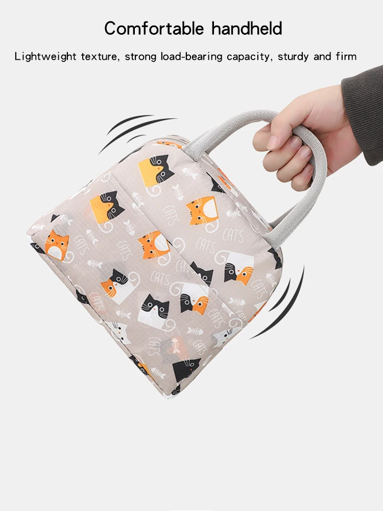 1PC Portable Lunch Bags Thermal Insulation Lunch Box Storage Bag Children's School Lunch Box Bag Picnic Storage Large Capacity 1PC Portable Lunch Bags Thermal Insulation Lunch Box Storage Bag Children's School Lunch Box Bag Picnic Storage Large Capacity