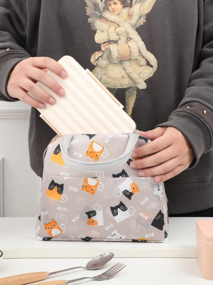 1PC Portable Lunch Bags Thermal Insulation Lunch Box Storage Bag Children's School Lunch Box Bag Picnic Storage Large Capacity 1PC Portable Lunch Bags Thermal Insulation Lunch Box Storage Bag Children's School Lunch Box Bag Picnic Storage Large Capacity