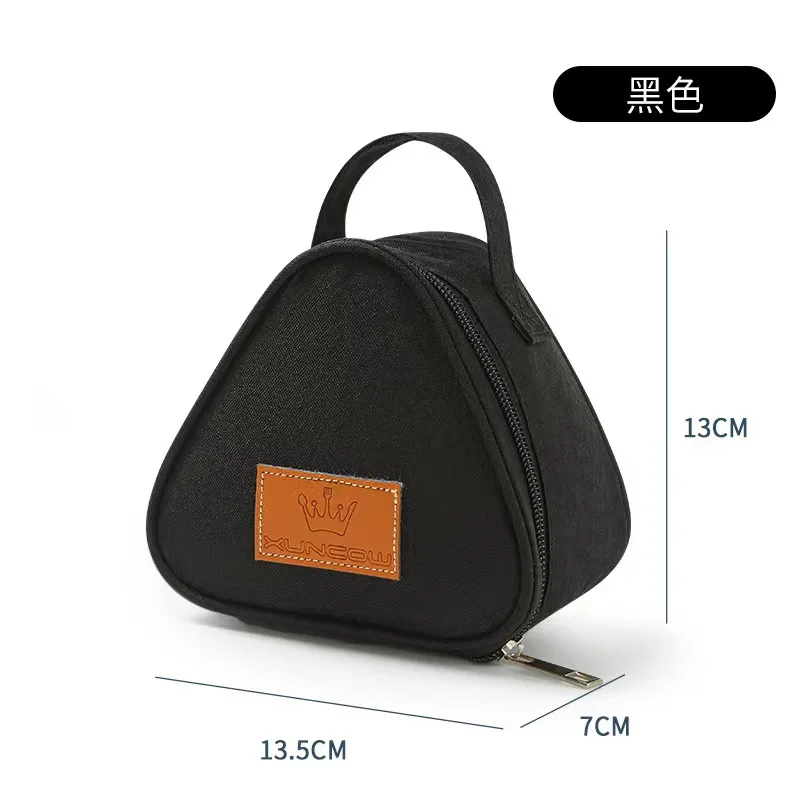 Mini Triangular Insulation Bag Aluminum Foil Thermal Cooler Lunch Tote Student Rice Ball Bag Lunch Box Bento Lunch Carry Bags
