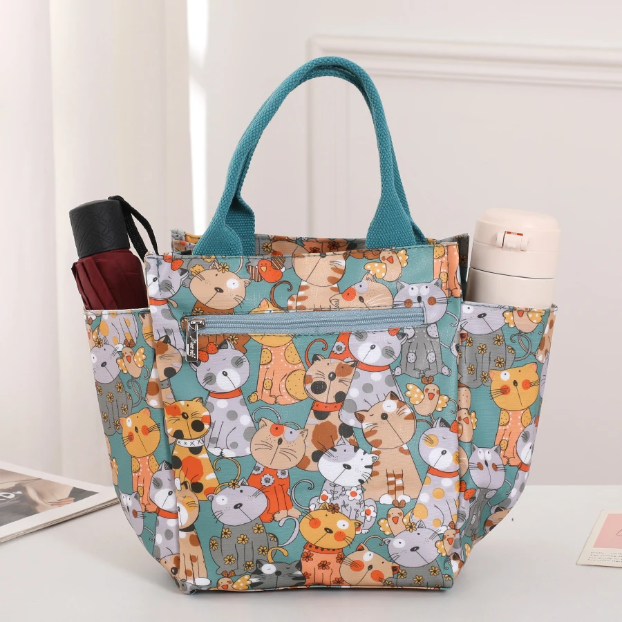 Office workers go out with a lunch box bag thermal bento bag fashion handbag carry mommy bag