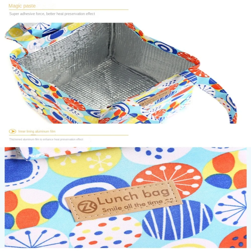 Oxford Cloth Insulated Lunch Bag Camping Food Drink Cooler Bag Picnic Travel Bag Waterproof Food Storage Box for Adult Kids Oxford Cloth Insulated Lunch Bag Camping Food Drink Cooler Bag Picnic Travel Bag Waterproof Food Storage Box for Adult Kids