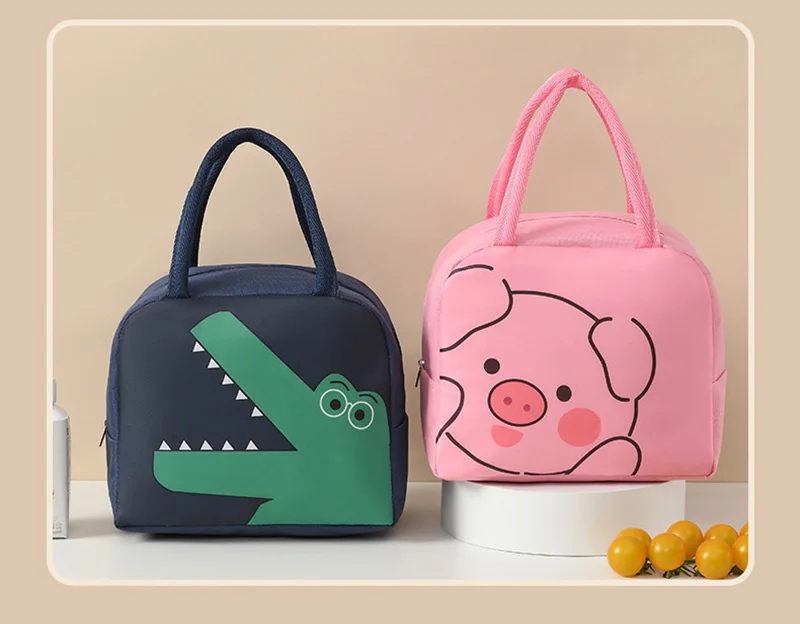 Cartoon Animals Thermal Lunch Bags For Children With Free Shipping Kids Girls Storage Banto Lunchbox Food Bag Insulation Bags Cartoon Animals Thermal Lunch Bags For Children With Free Shipping Kids Girls Storage Banto Lunchbox Food Bag Insulation Bags