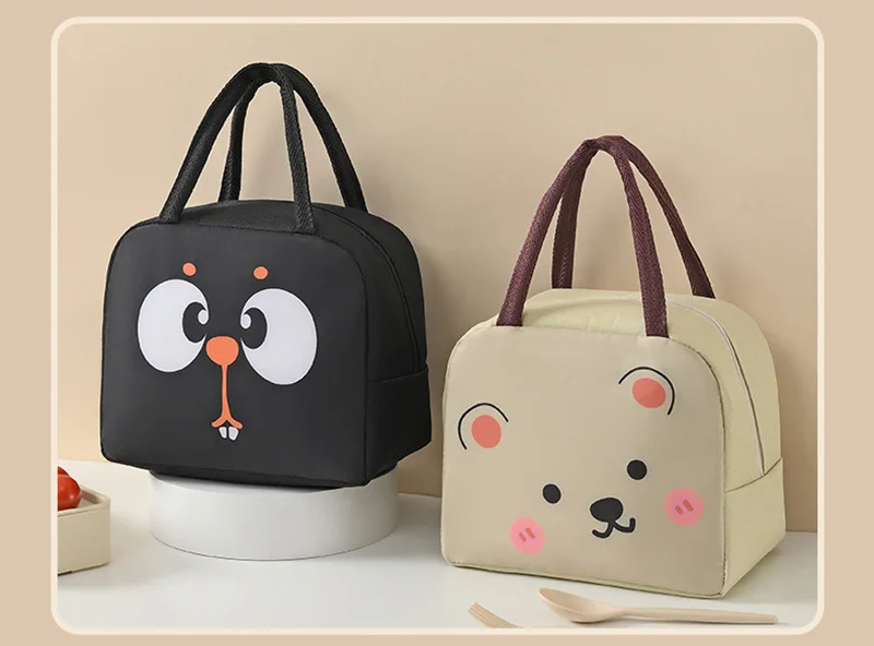 Cartoon Animals Thermal Lunch Bags For Children With Free Shipping Kids Girls Storage Banto Lunchbox Food Bag Insulation Bags Cartoon Animals Thermal Lunch Bags For Children With Free Shipping Kids Girls Storage Banto Lunchbox Food Bag Insulation Bags